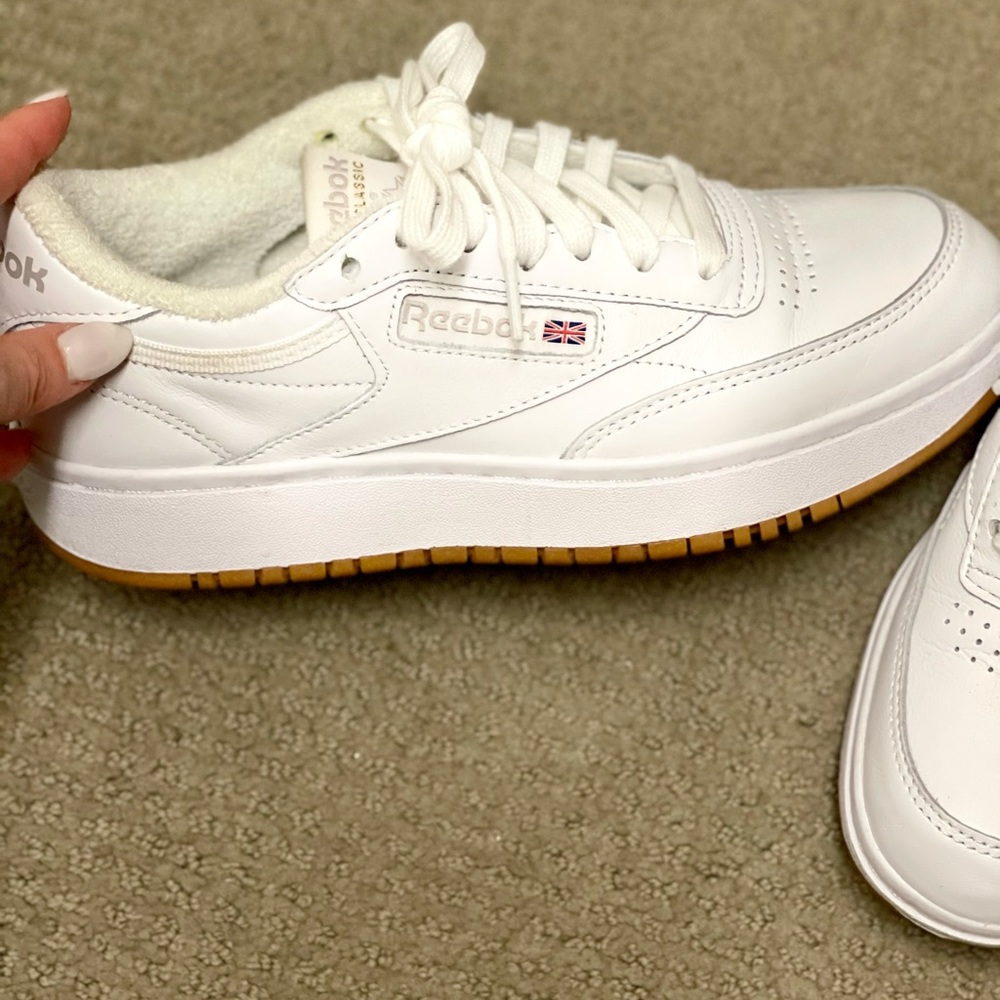 Reebok Club C Double Shoes / Rubber-Gum-07/ White